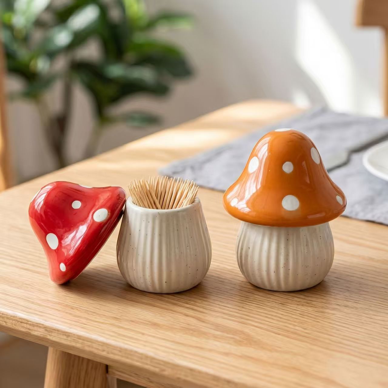Kitchen Gadgets Organizer - Contenitori in Ceramica a Forma di