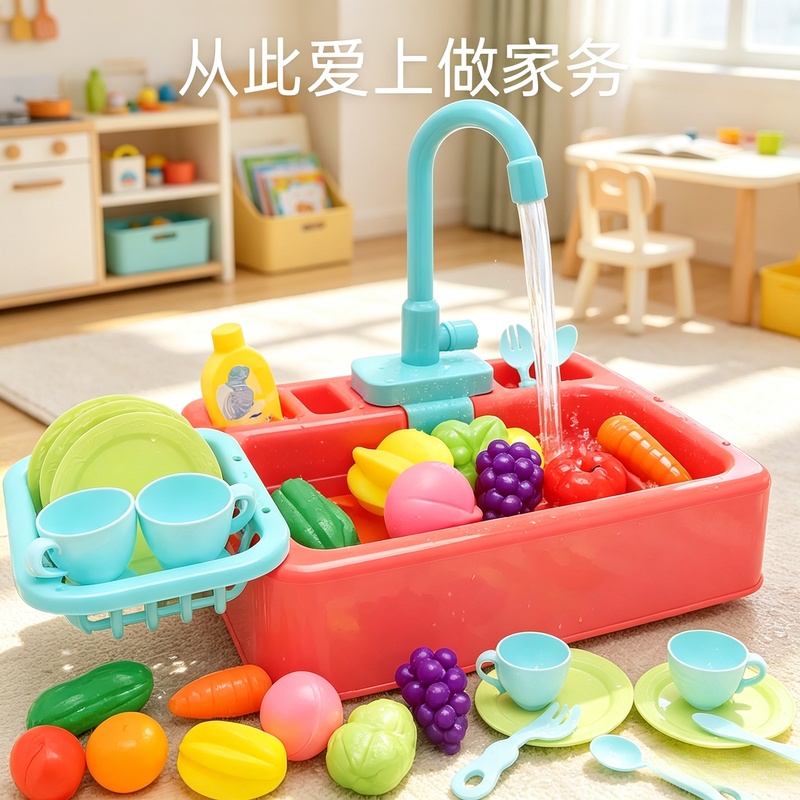 Kitchen Gadgets For Kids - Set Giocattolo da Cucina in Plastica