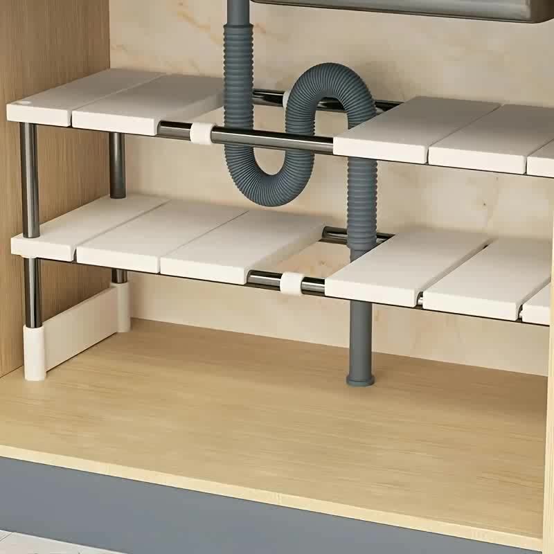 Kitchen Gadgets Cabinet - Scaffale portaoggetti regolabile sotto il lavello