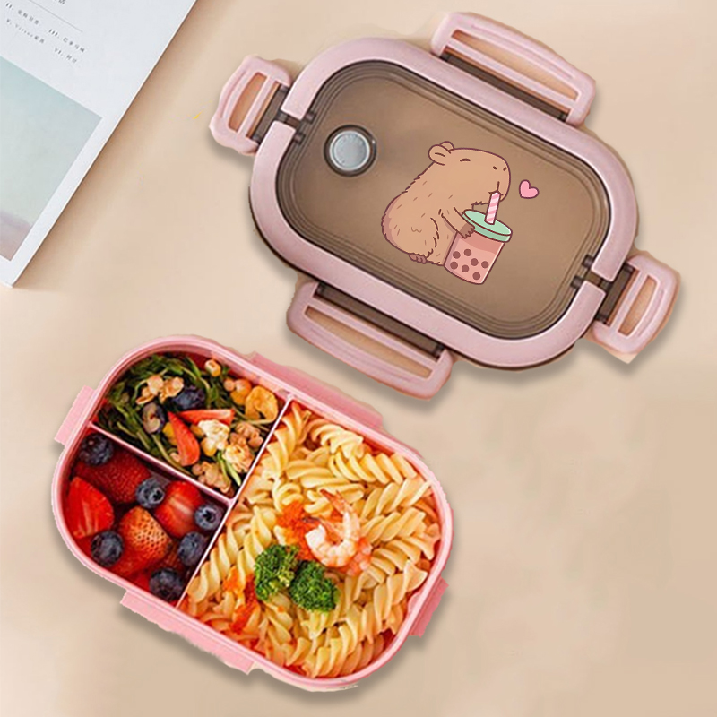 Kitchen Gadgets Organizer - Capybara Bento Lunch Box Anime Animali