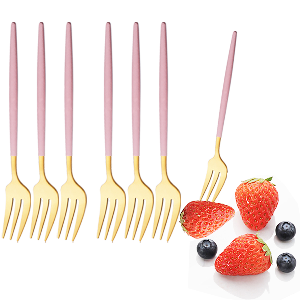 Kitchen Gadgets Gold - 6 pezzi set di stoviglie in