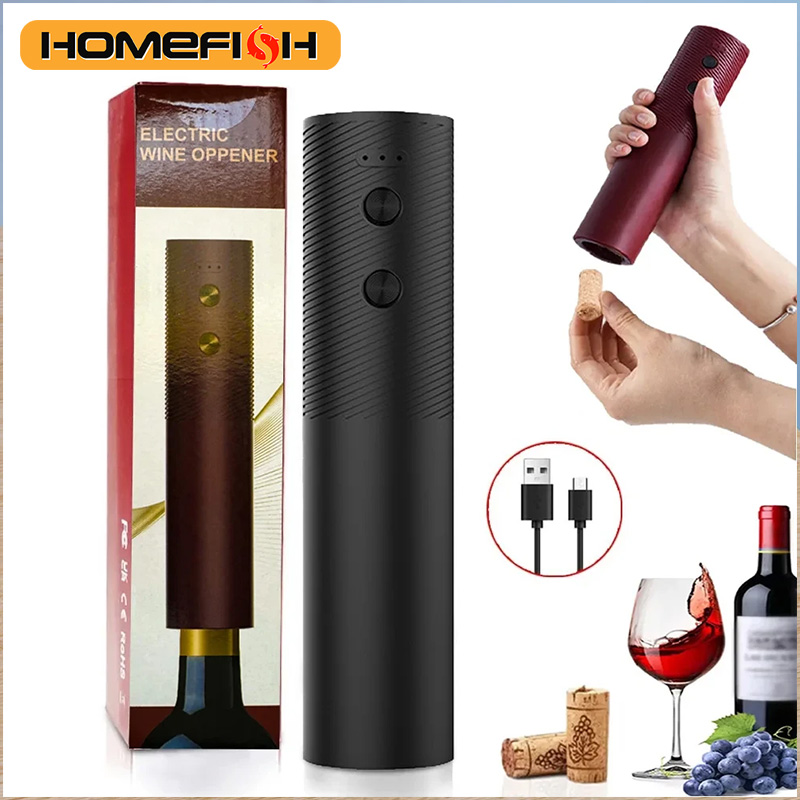 Electric Can Opener - Cavatappi Elettrico HOMEFISH, Apribottiglie Automatico per