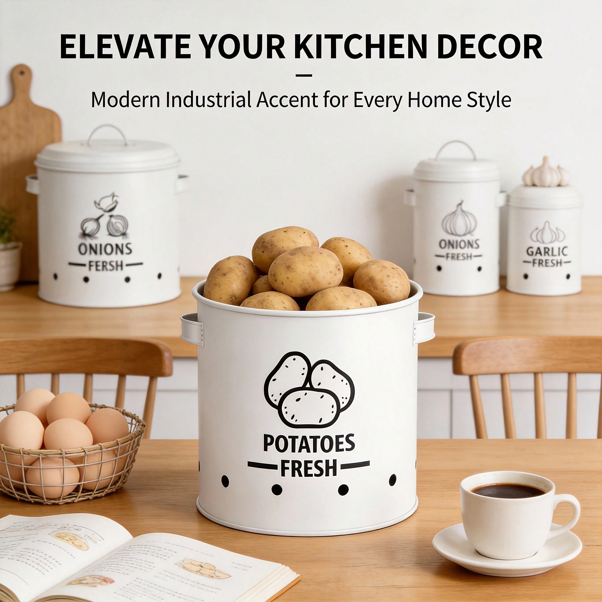 Set di Contenitori per Patate, - Kitchen Gadgets Organizer recensione e prezzo