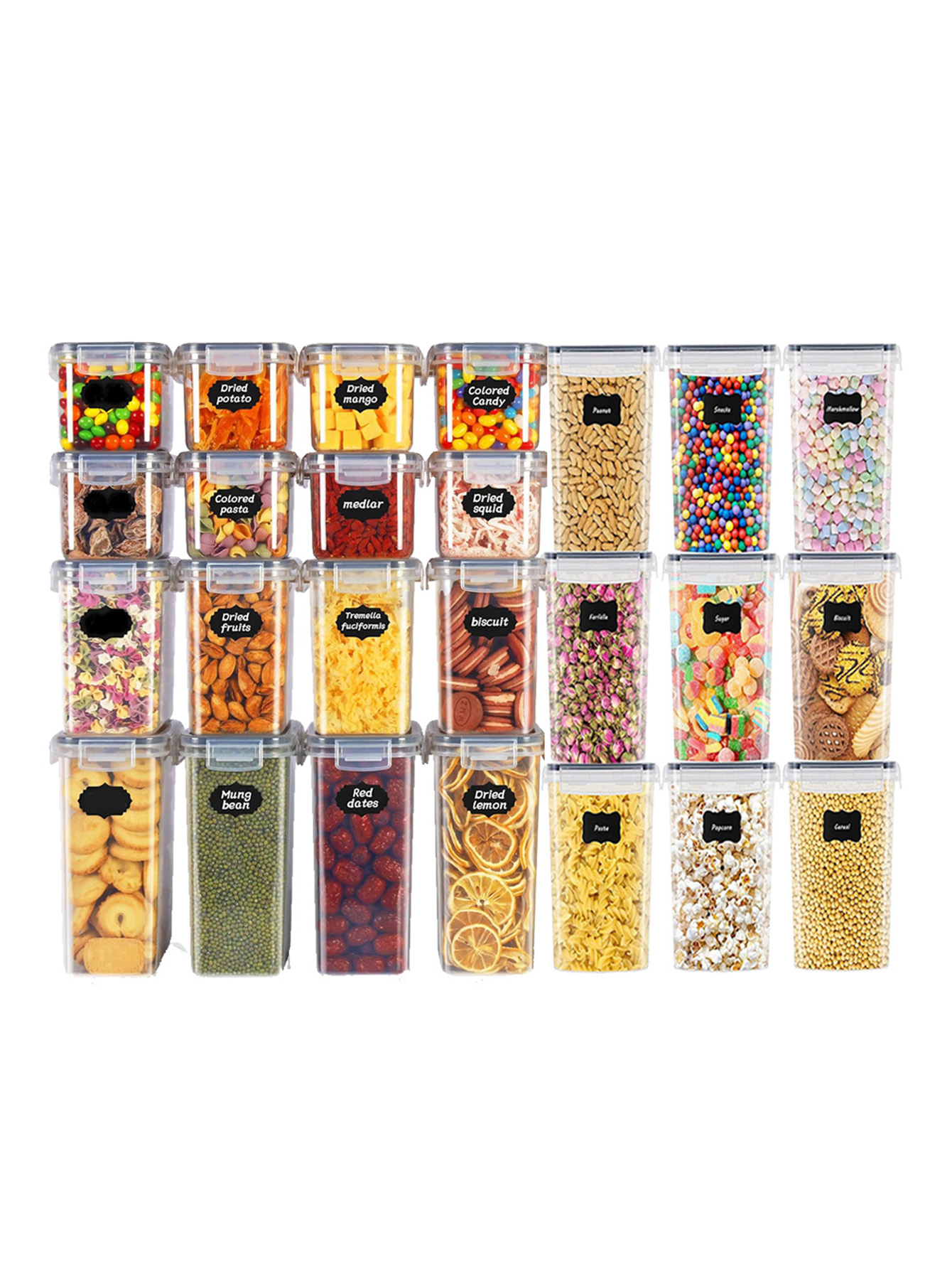 Set di 48 Contenitori Sigillat - Kitchen Gadgets Organizer recensione e prezzo